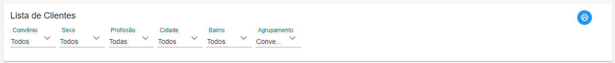 Lista de Clientes